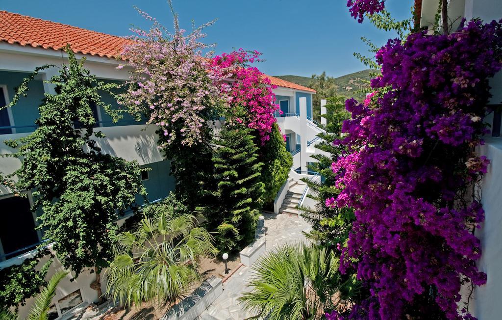 Zefiros Beach Hotel Mykali Exterior photo